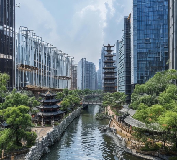 滁州长江商贸城，连接现代与历史的生态智慧城